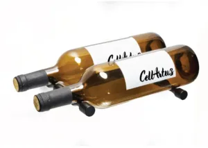 Kala Label View Two Bottle Deep Wine Pegs (Blue Collection)