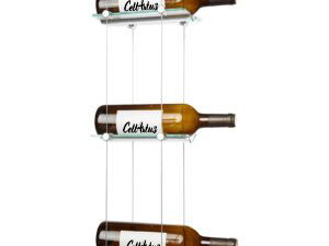 6 Bottle Float Cable Wine Racks Display Kit