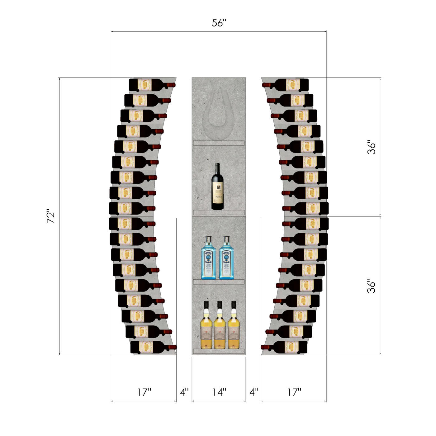 THEWINEBARCURVED-Concrete1DwithDimensions