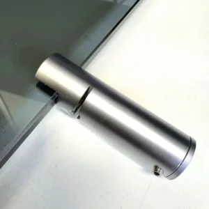 Pair of Wall Stabilizers for Shelving Unit - Satin Chrome Finish