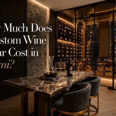 How Much Does a Custom Wine Cellar Cost in Miami copia